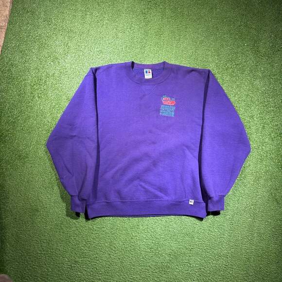 Russell Athletic Other - Vintage 90s Russell Athletic Sneaker Stadium Embroidered Crewneck Sweatshirt